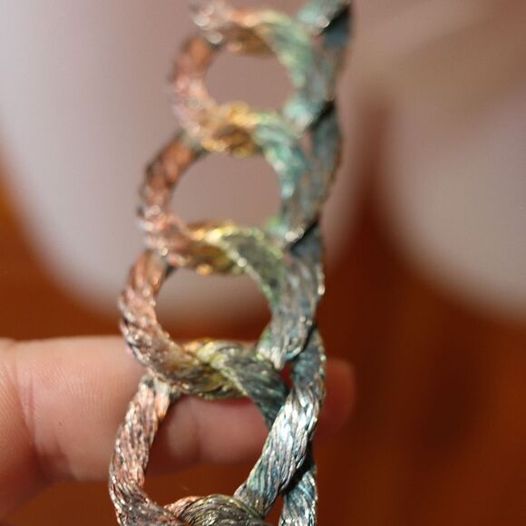 Beautiful Unique Handmade Mermaidcore Pastel Rainbow Belt OS Adjustable main image 12